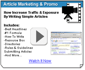 Article Marketing & Traffic Promotion